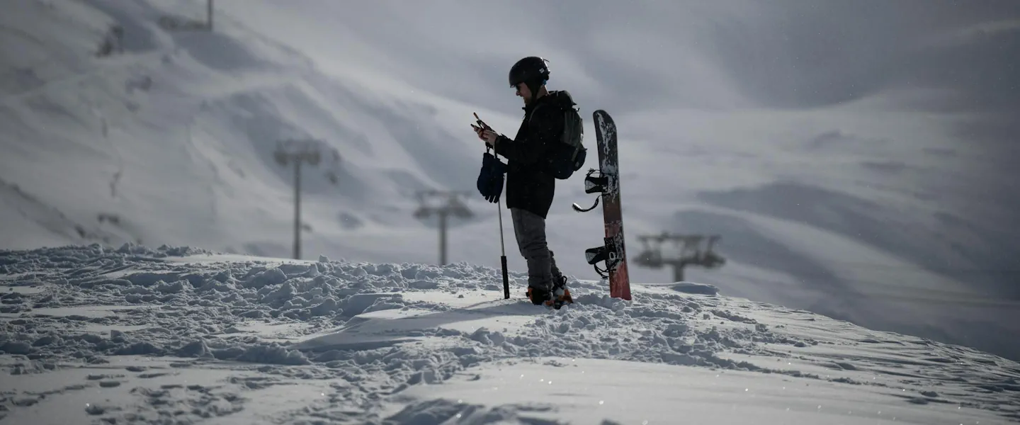 att göra utanför skidbacken